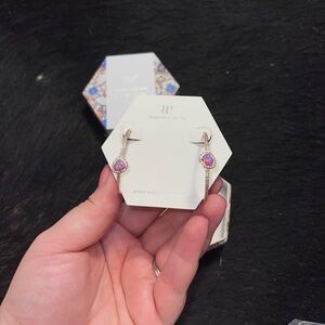 BP October 2024 Birthday Earrings, opal hoop earrings,jewelry reveal,RBP8311